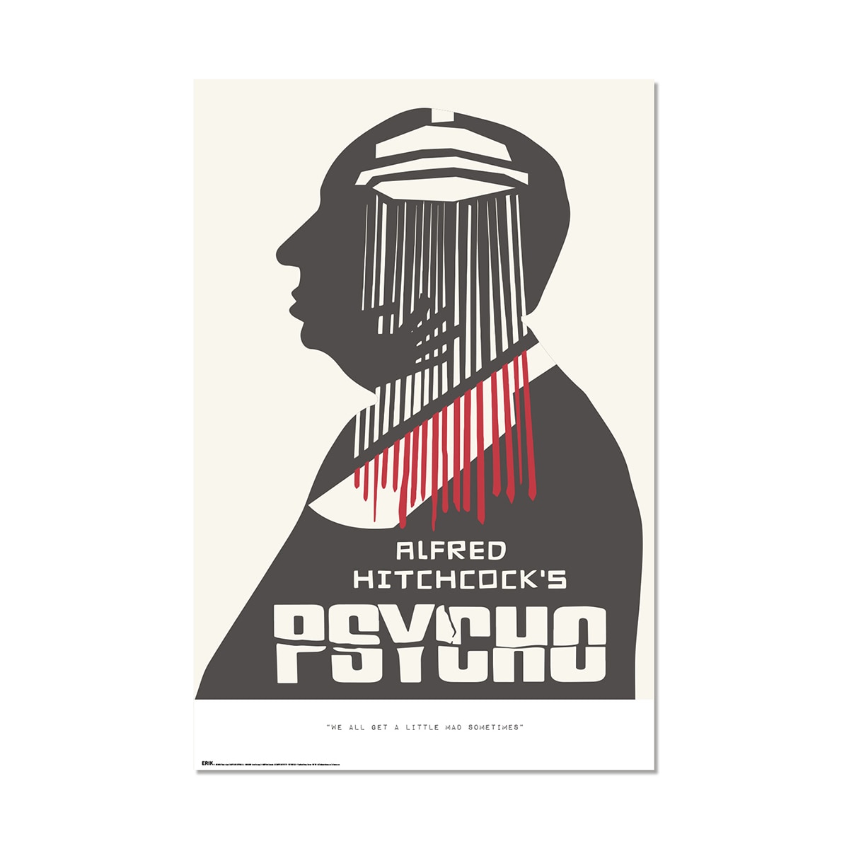 Erik - Póster Alfred Hitchcock Psycho Alfred Hitchcock Erik.