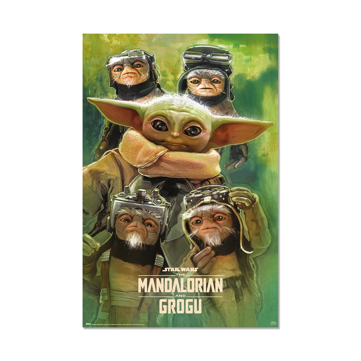 Póster Grogu Anzellans Star Wars The Mandalorian Erik · Erik · El