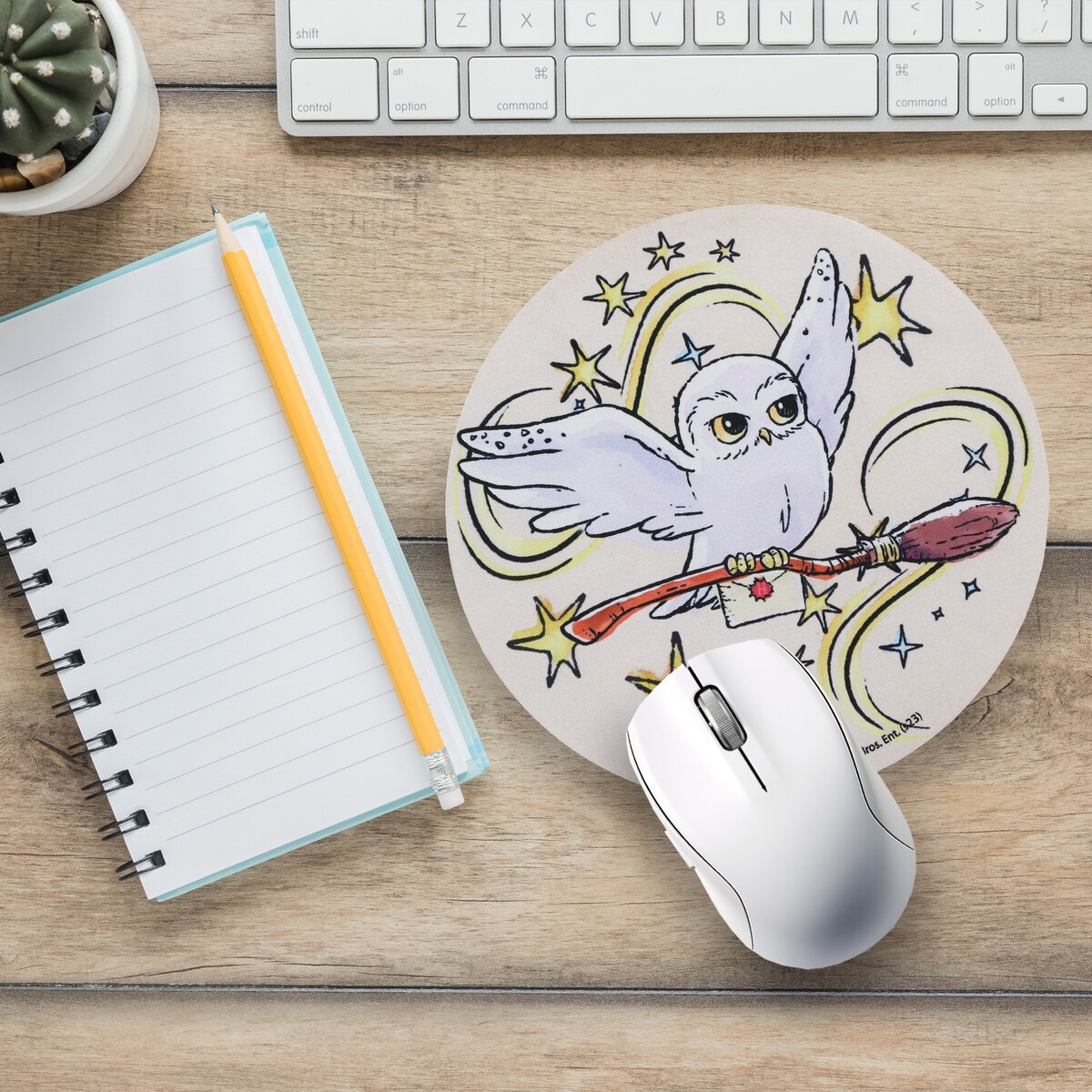 Alfombrilla de ratón Hedwig Harry Potter Wondee 6