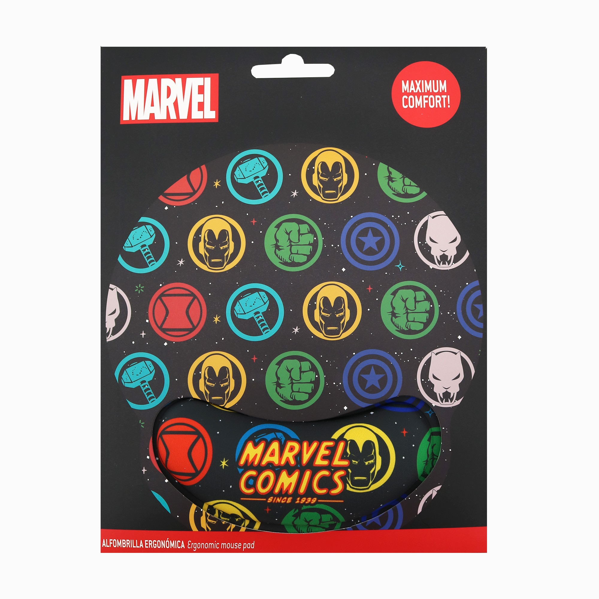 Tapete ergonómico Gel Marvel Wondee 6