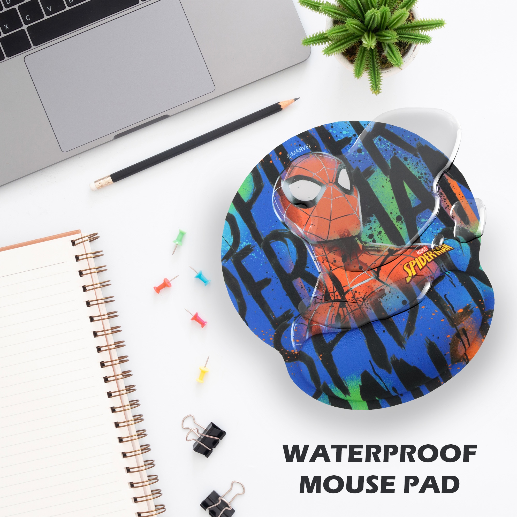 Alfombrilla ergonómica Gel Spiderman Marvel Wondee 3