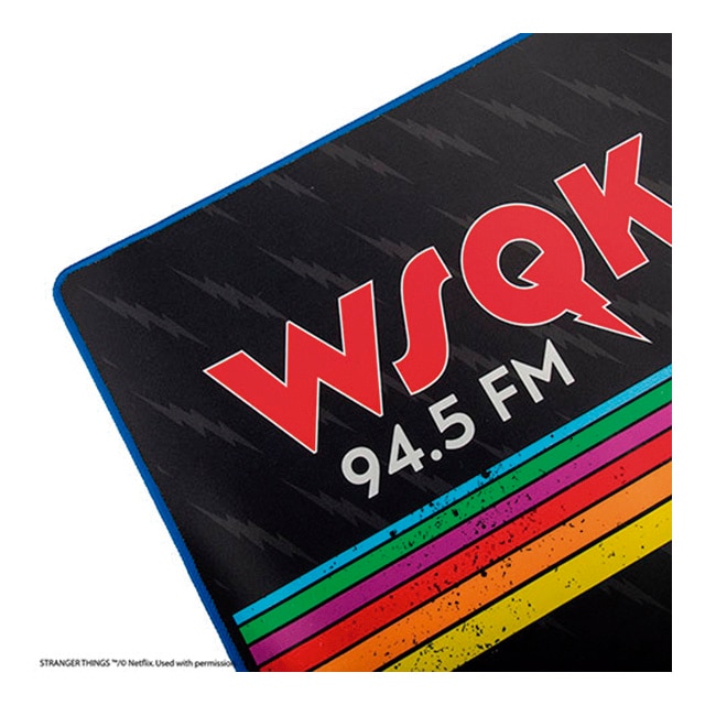 Tapete para rato Gaming Radio Wsqk Stranger Things Cineréplicas Preto-3