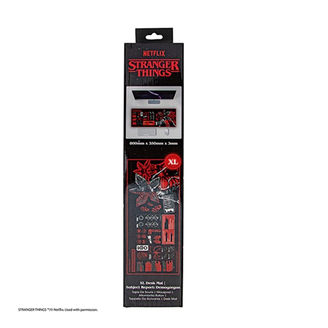 Imagen 4 de Alfombrilla Gaming Stranger Things Cineréplicas Negro