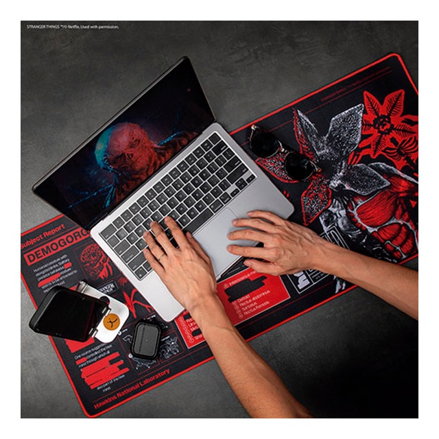 Imagen 5 de Alfombrilla Gaming Stranger Things Cineréplicas Negro