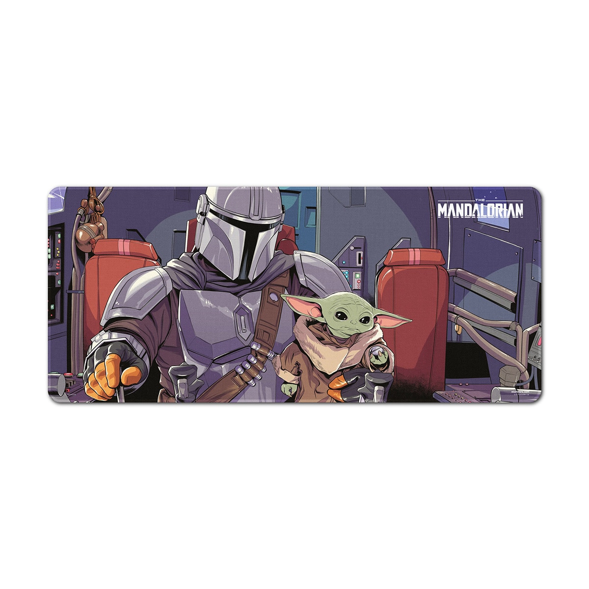 Imagem 0 de Tapete para Rato Xl Mando & Child Star Wars The Mandalorian Erik