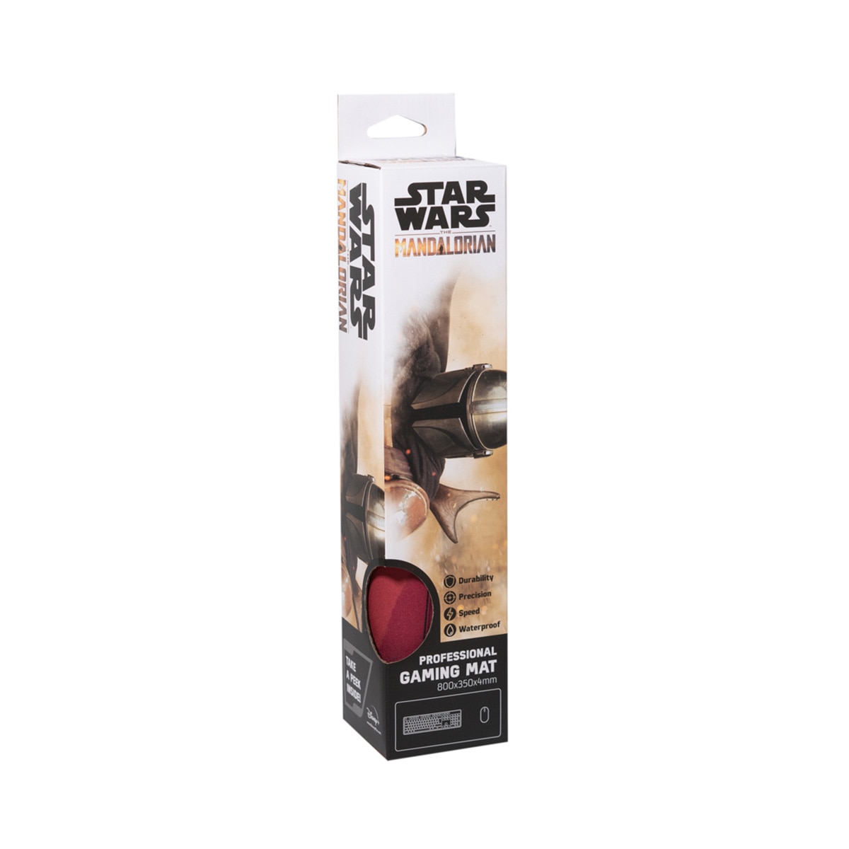 Tapete para Rato Xl Mando & Child Star Wars The Mandalorian Erik Cinzento-2