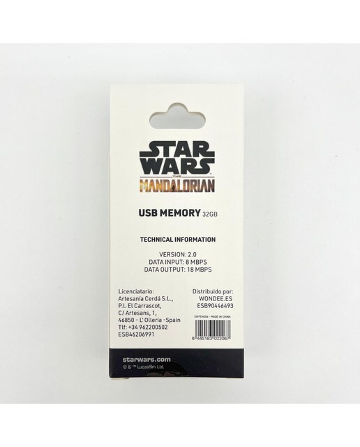Memória USB 32 GB Boba Porta-chaves Star Wars 8