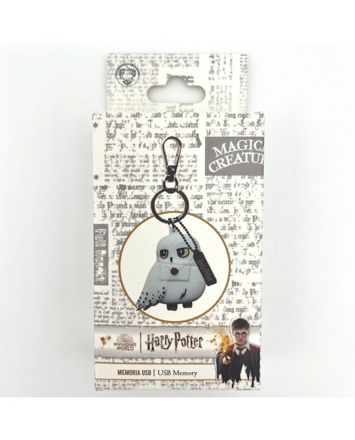 Memória USB 32 GB Hedwig Porta-chaves Harry Potter 7