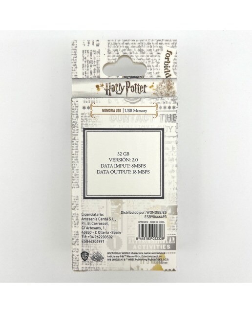 Memória USB 32 GB Hedwig Porta-chaves Harry Potter 8