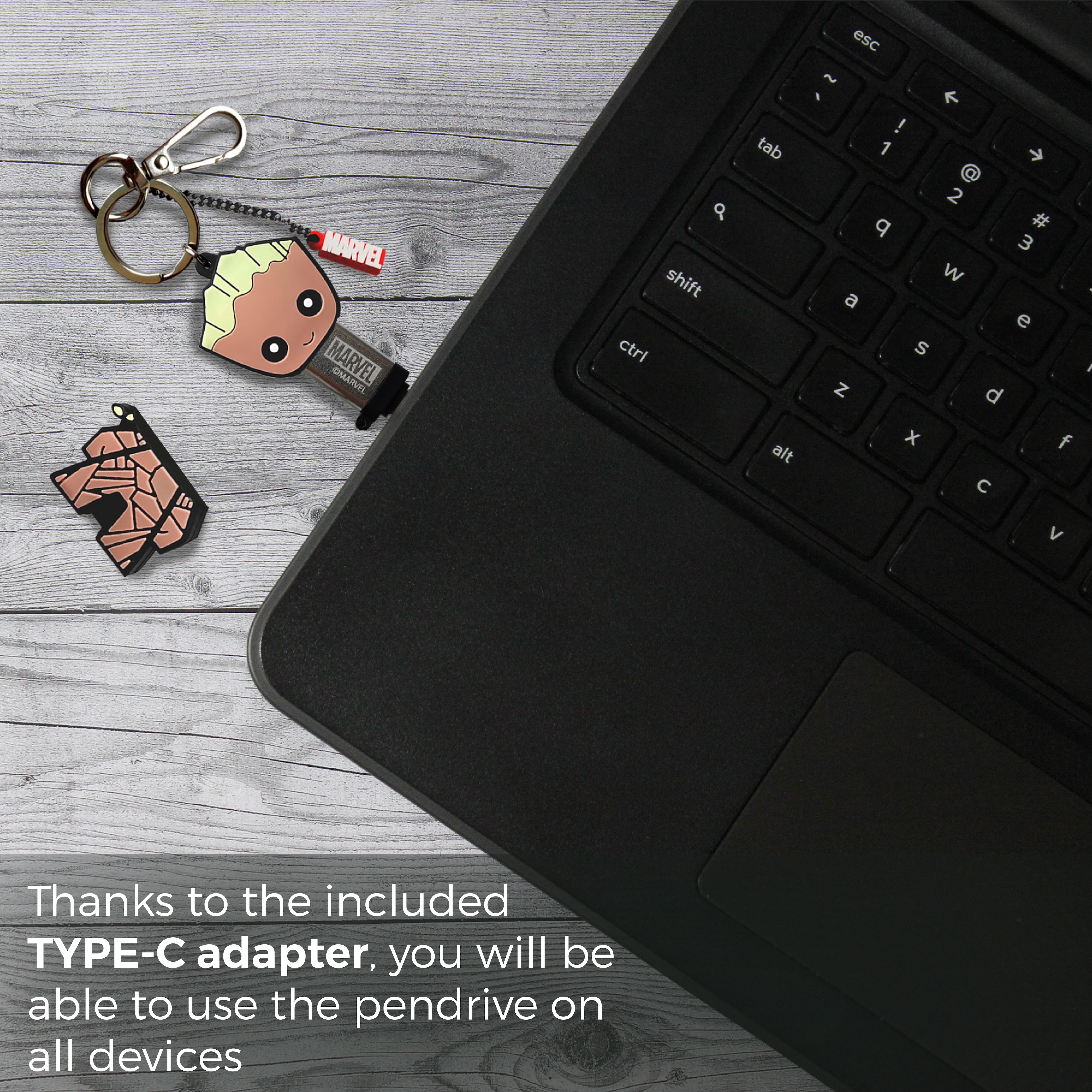 MEMORIA USB 32GB GROOT MARVEL Avengers 8
