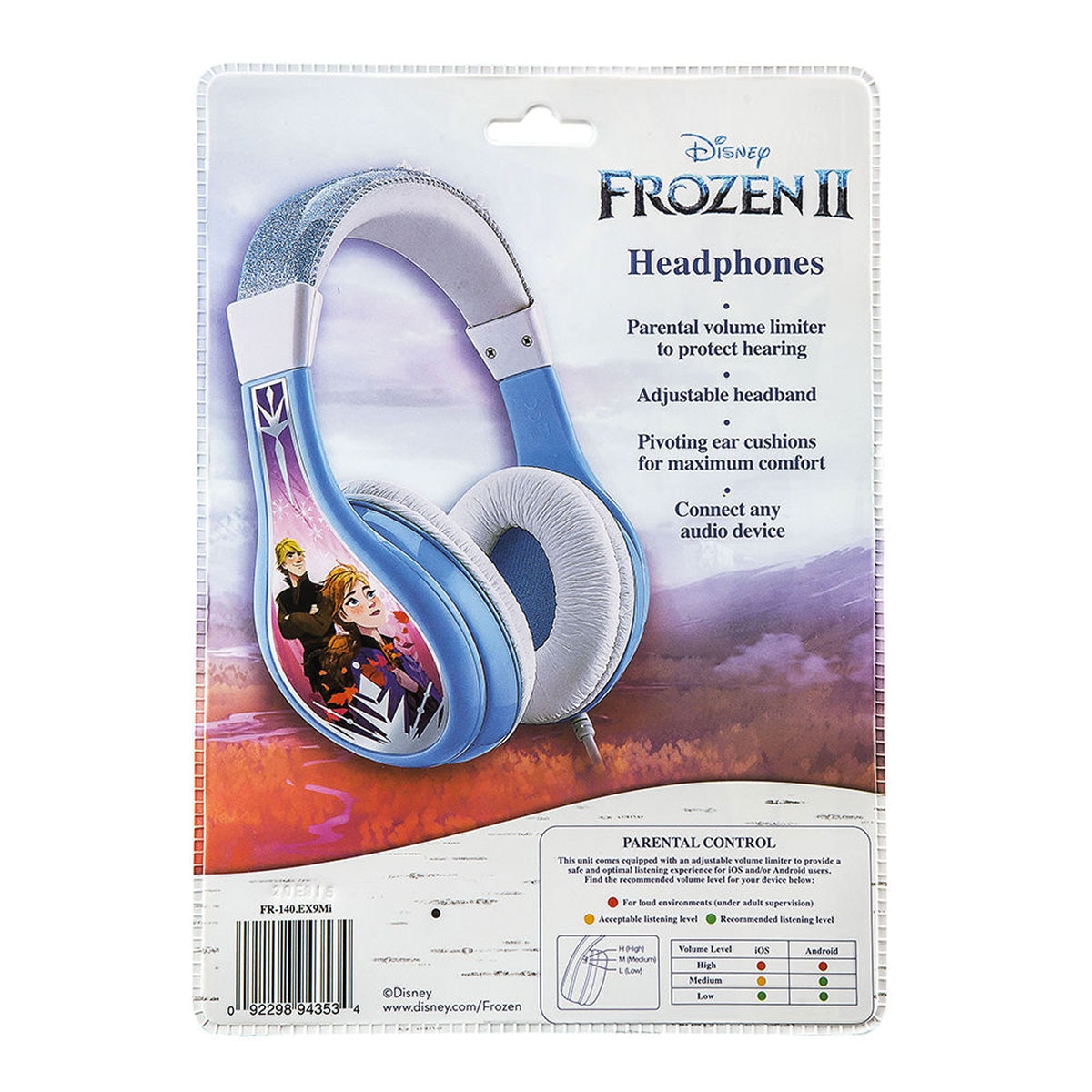 Auscultadores com cabo Disney Frozen II 4