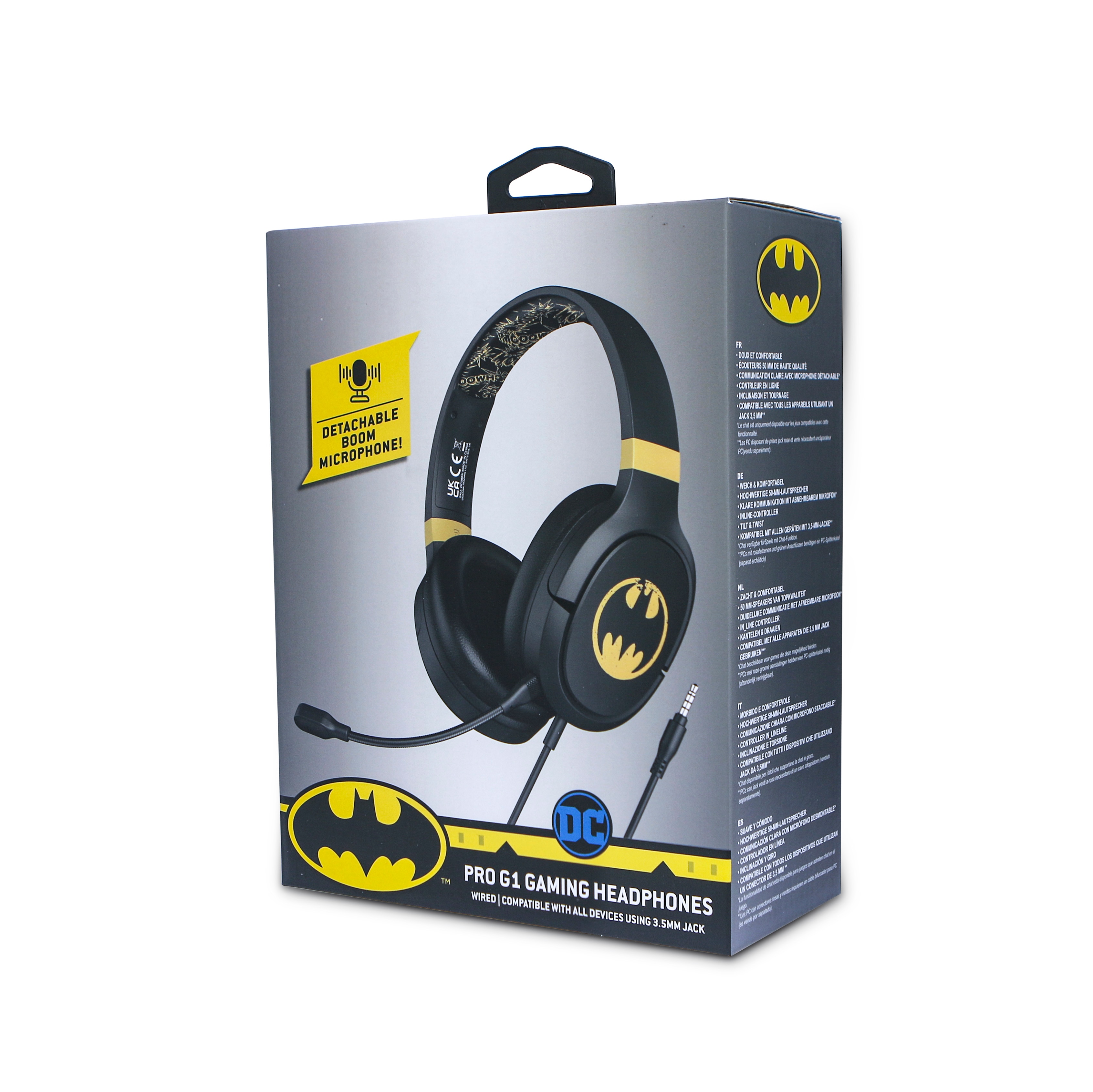Auscultadores de Gaming Pro G1 Batman DC Comics 9