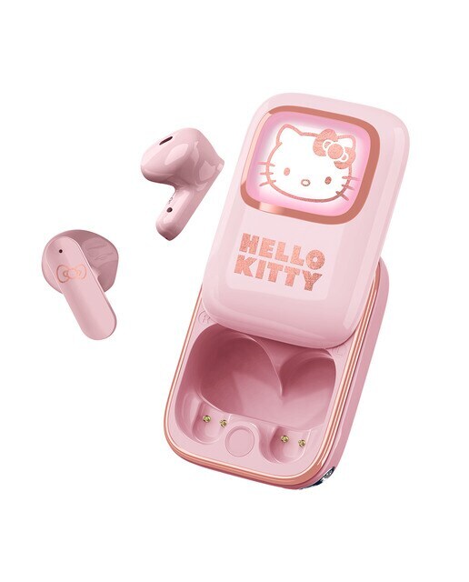 Earpods Hello Kitty Slide Led Rose Gold