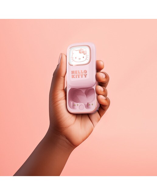 Earpods Hello Kitty Slide Led Rose Gold 7
