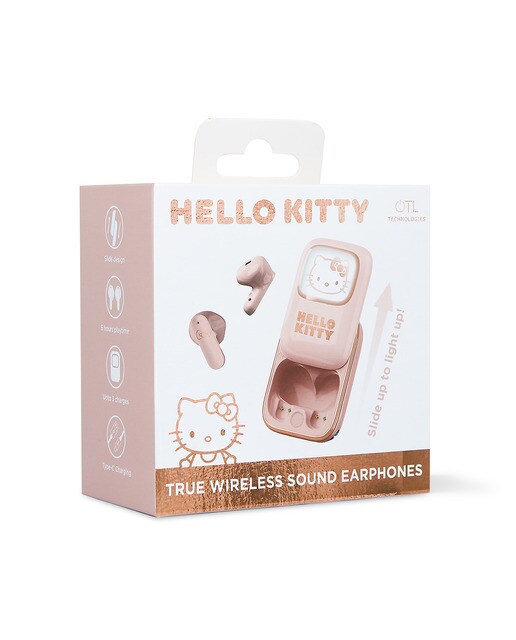 Earpods Hello Kitty Slide Led Rose Gold 8