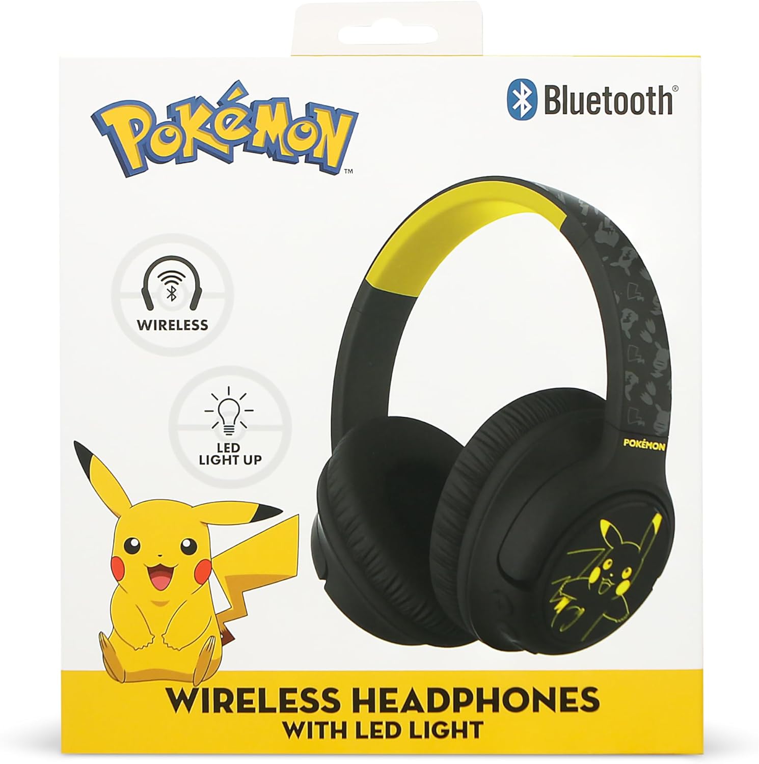 Auricular BT Led Pikachu Pokemon 5