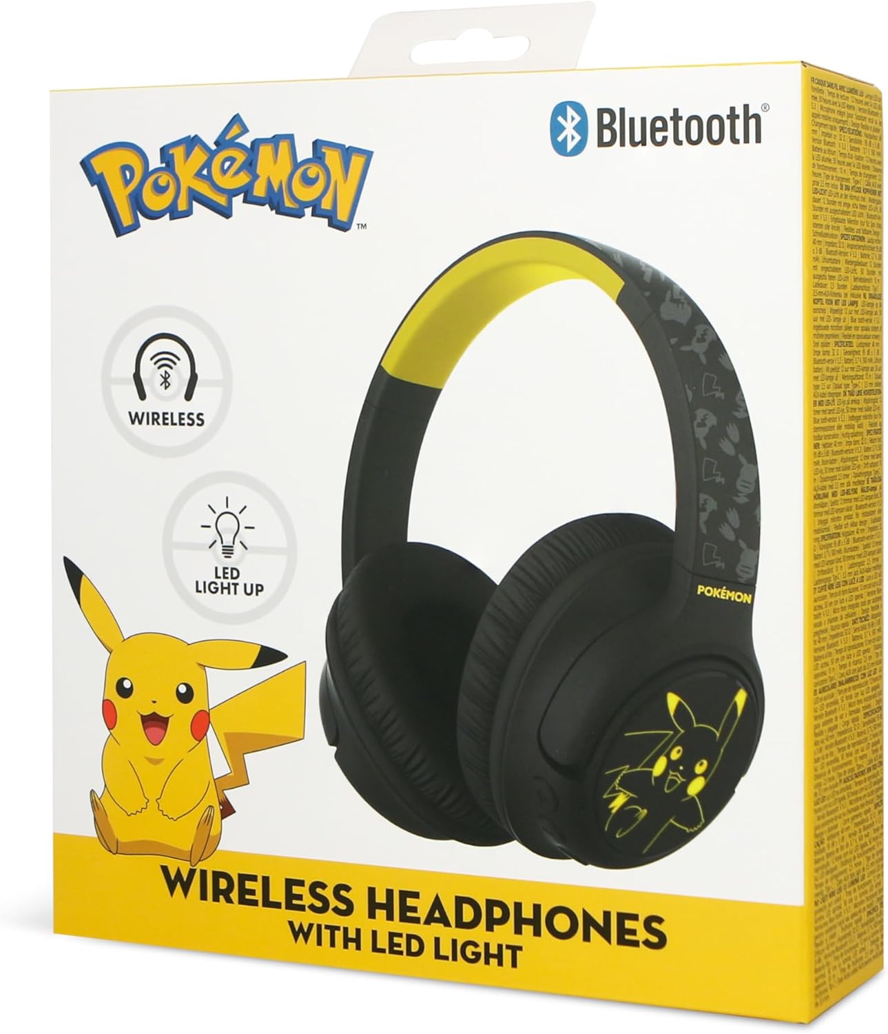 Auricular BT Led Pikachu Pokemon 7