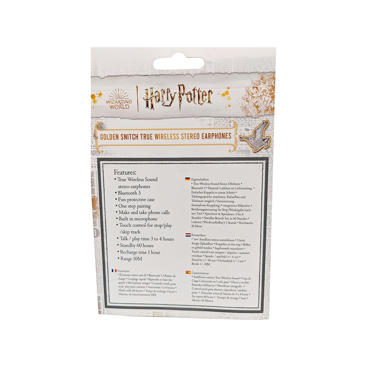 Auricular True Wireless Snitch Harry Potter 7