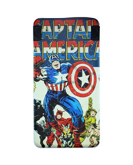 Imagem 0 de Powerbank 6000 Marvel Capitão América