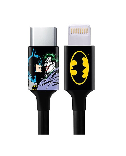 Imagem 0 de Cabo USB Tipo C a Lightning Batman DC Comics