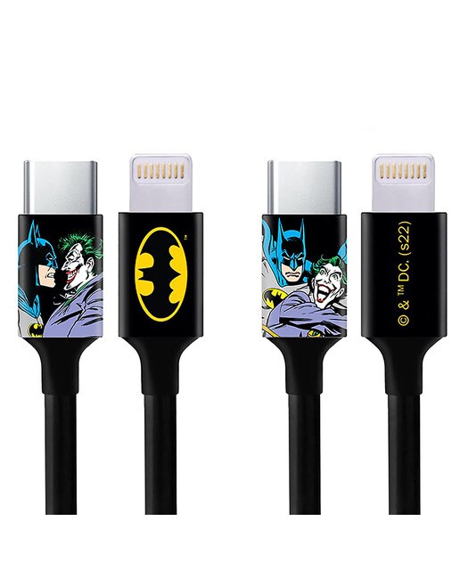 Cabo USB Tipo C a Lightning Batman DC Comics 2
