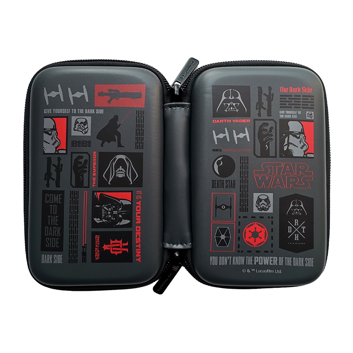 Estojo Tech Darth Vader Star Wars Wondee Preto-3