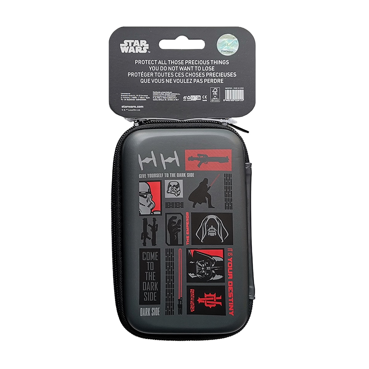 Estojo Tech Darth Vader Star Wars Wondee Preto-11