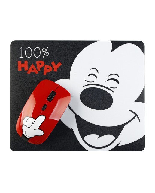 Pack Ratón + Alfombrilla Disney Mickey Mouse 1