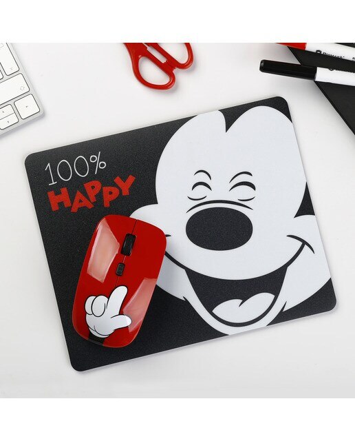 Pack Ratón + Alfombrilla Disney Mickey Mouse 6