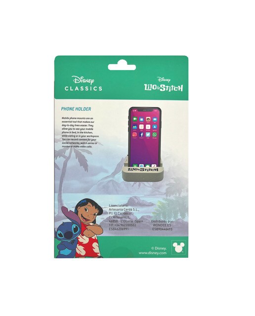Suporte de Telemóvel Madeira Stitch Disney Wondee 8