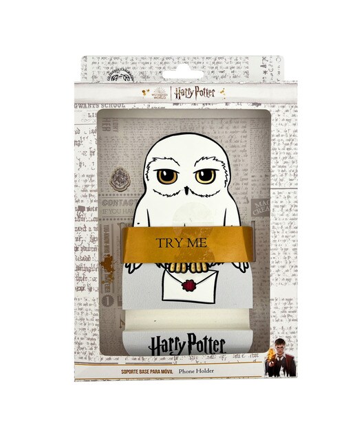 Suporte Telemóvel Madeira Hedwig Harry Potter 6