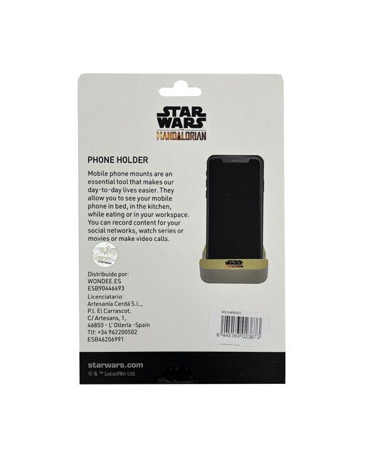 Suporte de Telemóvel Madeira Grogu The Mandalorian Star Wars Wondee 8
