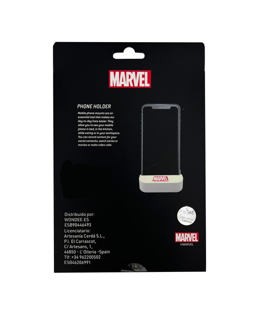 Suporte de Telemóvel Madeira Spiderman Marvel Wondee 8