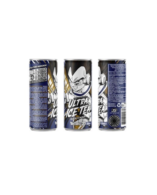 Bebida Chá de Pêssego Vegeta Dragon Ball 2
