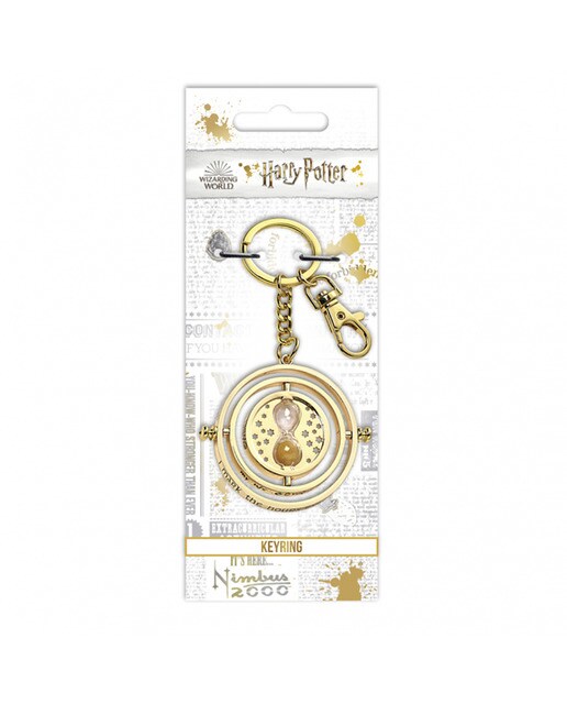 Porta-chaves Dourado Harry Potter Giratempo 2