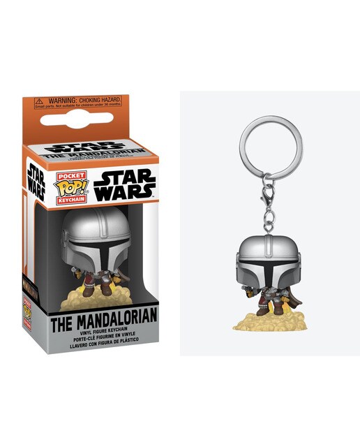 Porta-chaves Pop Mando Volando The Mandalorian Star Wars 1