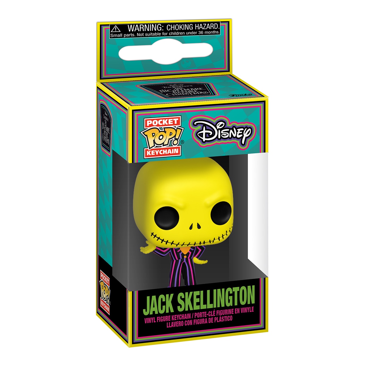 Porta-Chaves Funko POP Disney Nightmare Before Christmas Jack Blacklight 2