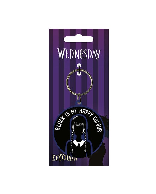 Imagem 0 de Porta-Chaves Borracha Wednesday Black Pyramid