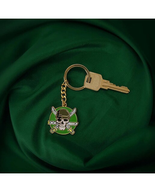 Porta-chaves 4 cm Calavera Zoro One Piece Cineréplicas 2