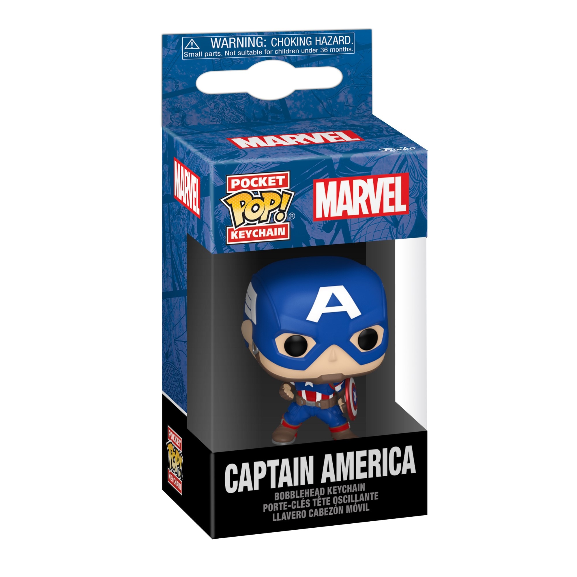 Porta-chaves Pop Capitán América Marvel 2
