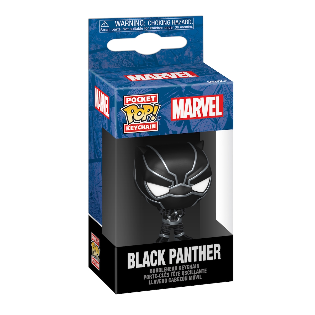 Figura Funko Pop Keychain Black Panther Marvel 2