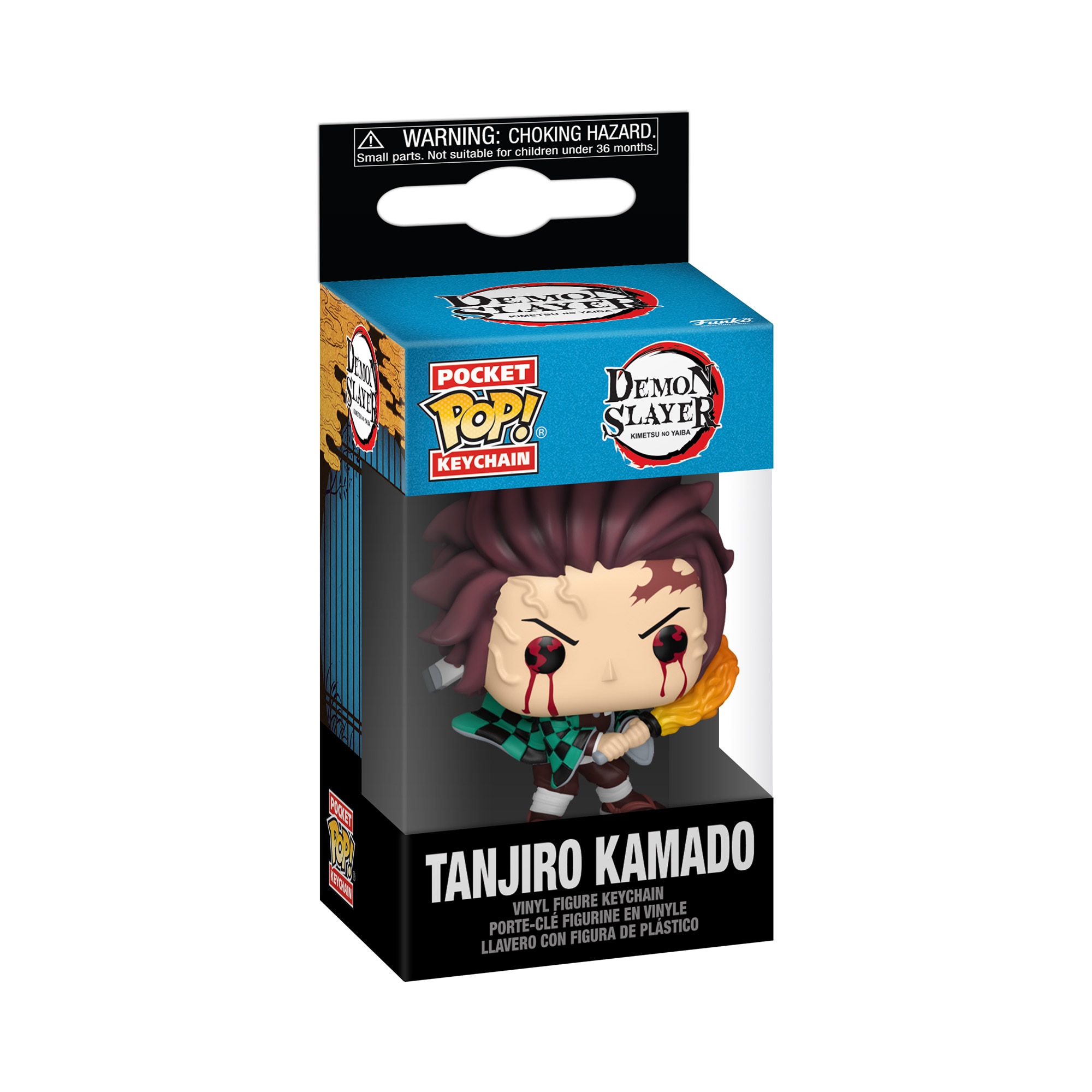 Porta-chaves Funko Pop Keychain Tanjiro Sun Demon Slayer 2