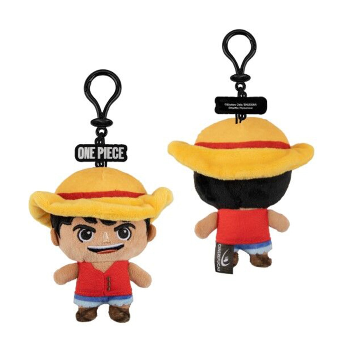Porta-chaves Peluche 3D Luffy One Piece Cineréplicas 2