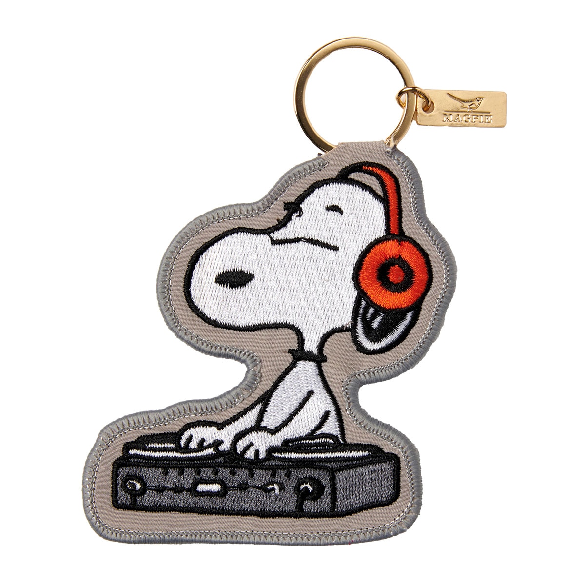Imagem 0 de Porta-chaves Snoopy com patch DJ Magpie