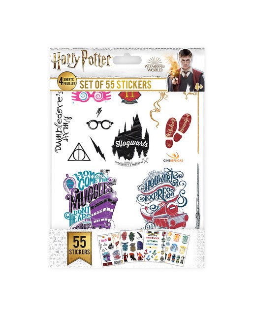 Imagem 0 de Conjunto de Autocolantes 55 Unid. Harry Potter