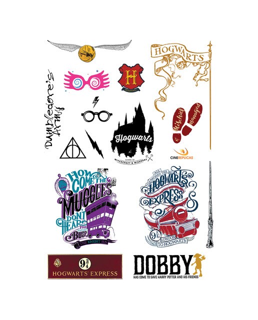 Conjunto de Autocolantes 55 Unid. Harry Potter 2