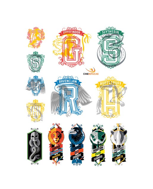 Conjunto de Autocolantes 55 Unid. Harry Potter 3