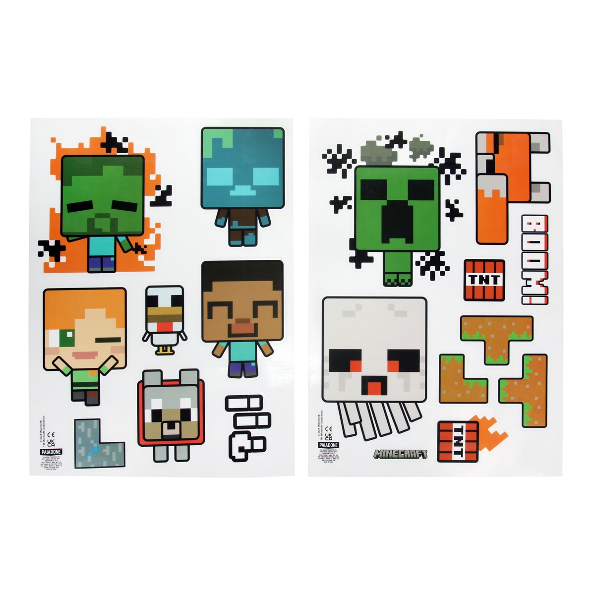 Stickers de pared Minecraft Paladone 2