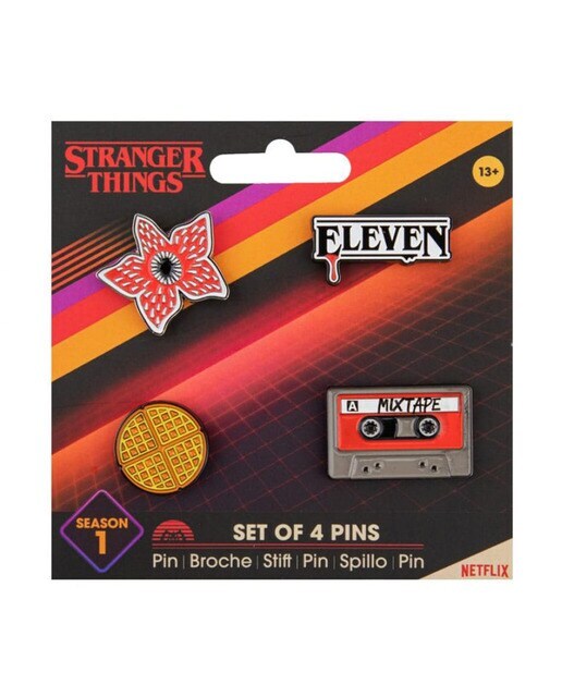 Pins set-4 Stranger Things T1 Cineréplicas