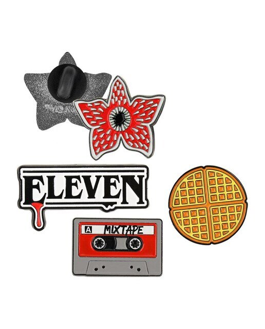 Pins set-4 Stranger Things T1 Cineréplicas 2